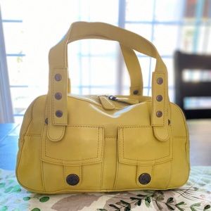 Marc Jacobs yellow leather small leather bag